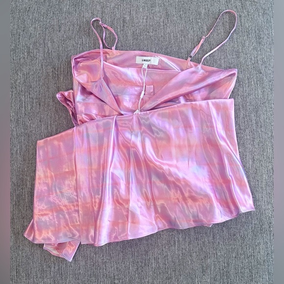 Likely Vittoria Dress 2 Waist Tie Pink Purple - Picture 5 of 6